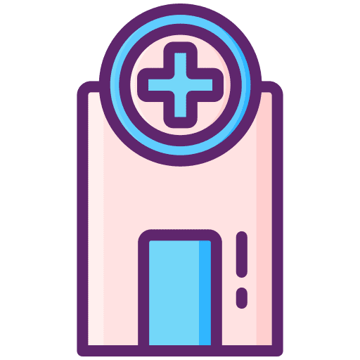 Doctors architecture and city hospital doctors icon Doctors architecture and city hospital doctors icon