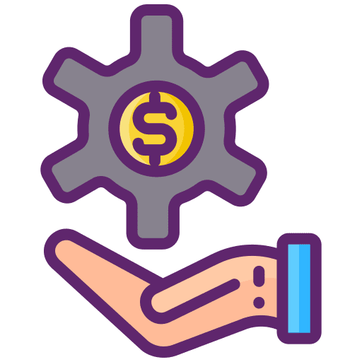 Financing management money financing icon Financing management money financing icon