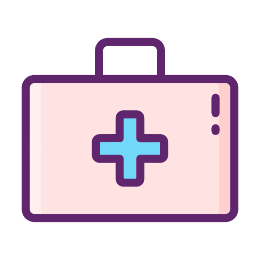 First aid medicine hospital first aid kit icon First aid medicine hospital first aid kit icon