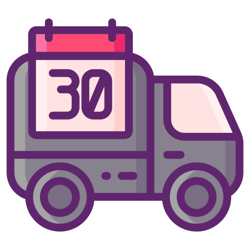 Monthly shipping delivery truck vehicle icon Monthly shipping delivery truck vehicle icon