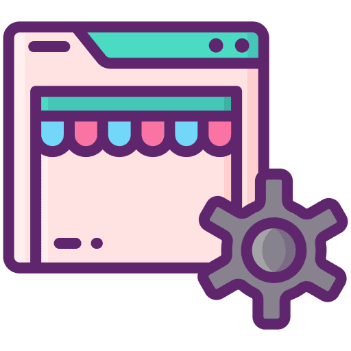 Online shop store shopping cart buy online icon Online shop store shopping cart buy online icon