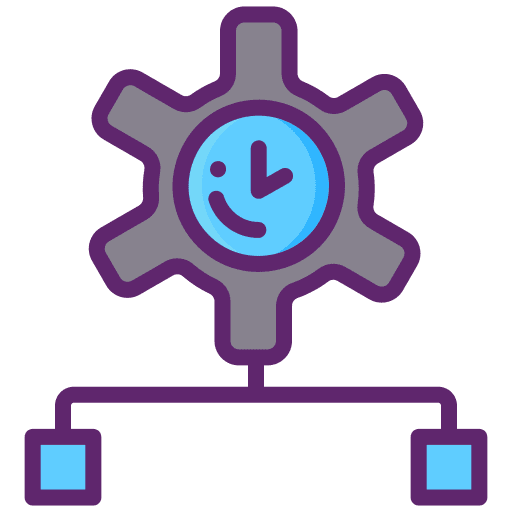 Schedule time management procedure efficiency icon Schedule time management procedure efficiency icon
