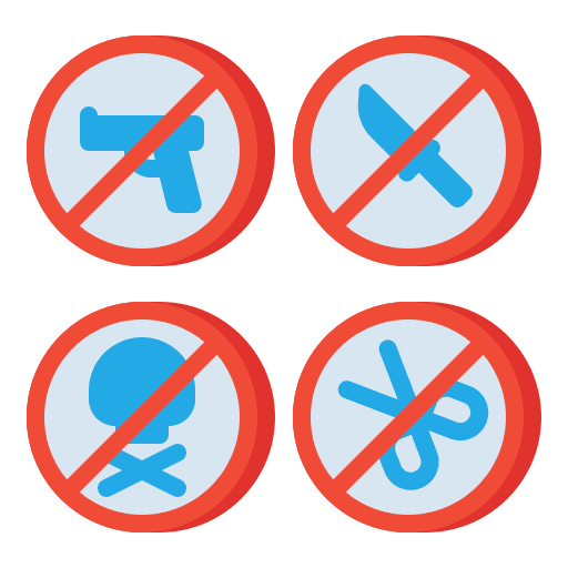 Forbidden box clipboard forbidden icon