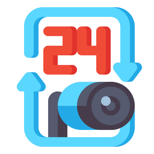 Monitoring safety security vision icon