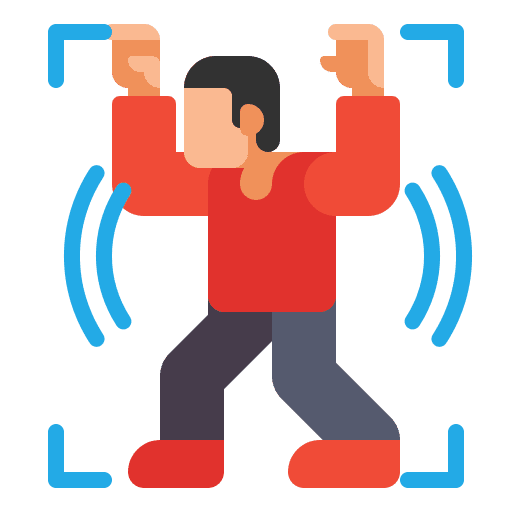 Motion detector motion sensor motion detector motion icon