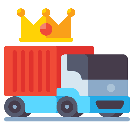 Transport cargo vehicle transport icon