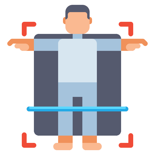 Scanner scanner security travel icon
