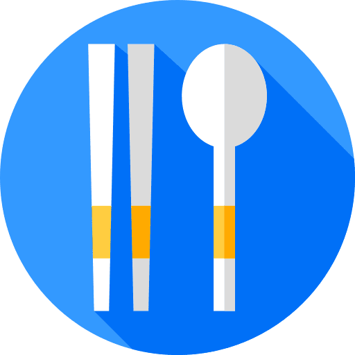 Chopsticks chinese oriental utensils icon