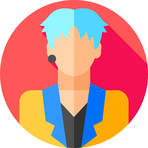Singer professions and jobs user boy icon