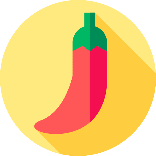 Chili vegan organic chili pepper icon