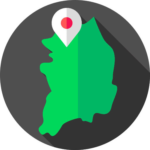 Map placeholder asia location icon