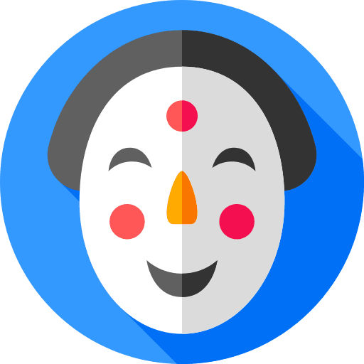 Mask theatre acting class drama icon