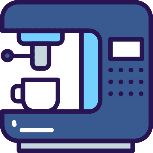 Coffee machine coffee maker home appliance food and restaurant icon Coffee machine coffee maker home appliance food and restaurant icon