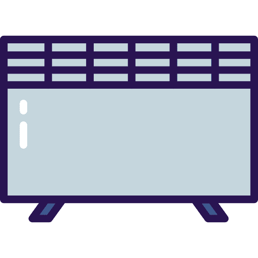 Heater heating home appliance heater icon