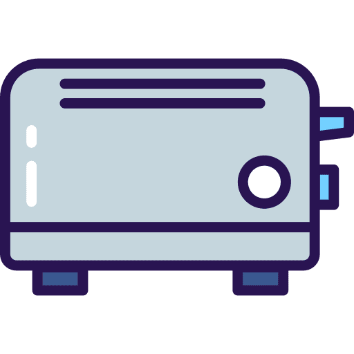 Toaster food and restaurant electronics toaster icon