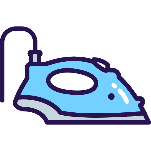 Iron electronics iron laundry icon