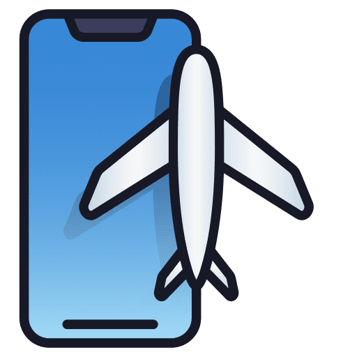 Airplane mode airplane mode plane mode smartphone icon