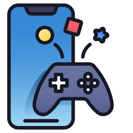 Mobile game gamepad mobile phone smartphone icon