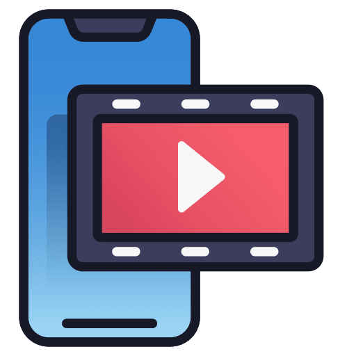 Mobile video ui record mobile video icon