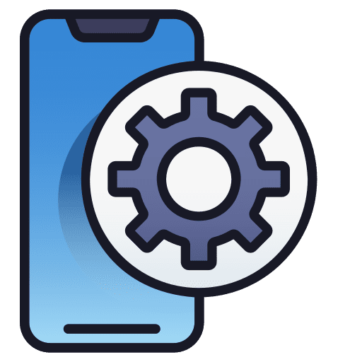 Settings electronics configuration cogwheel icon Settings electronics configuration cogwheel icon