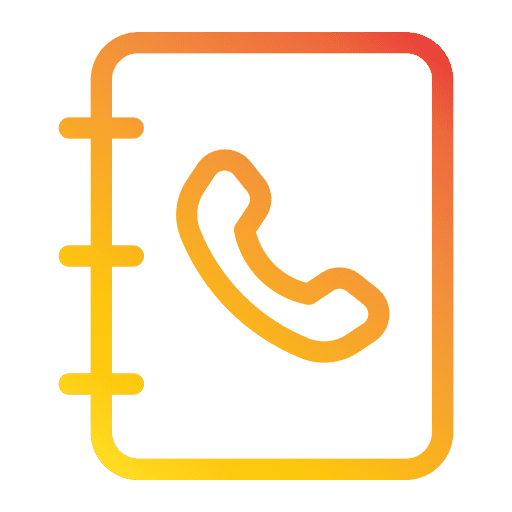 Phone book phone book notepad agenda icon