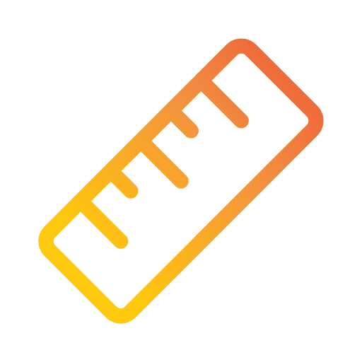 Ruler tools education ruler icon Ruler tools education ruler icon