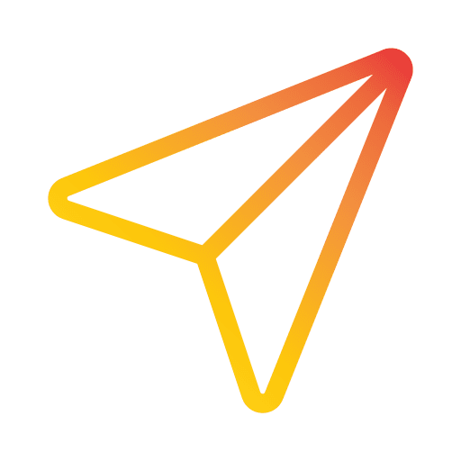 Send send origami paper plane icon