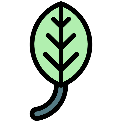 Leaf nature garden plant icon