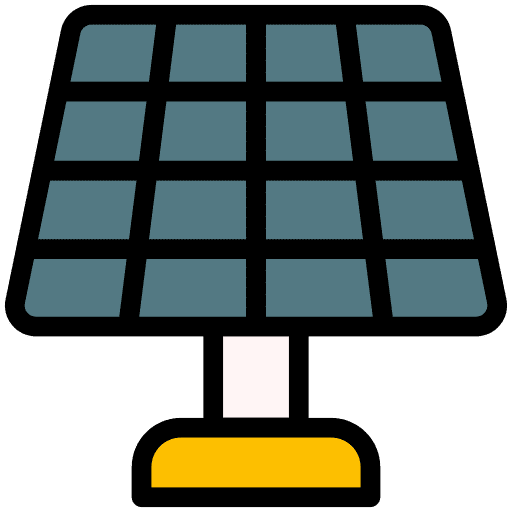 Solar panel solar energy ecology and environment renewable energy icon