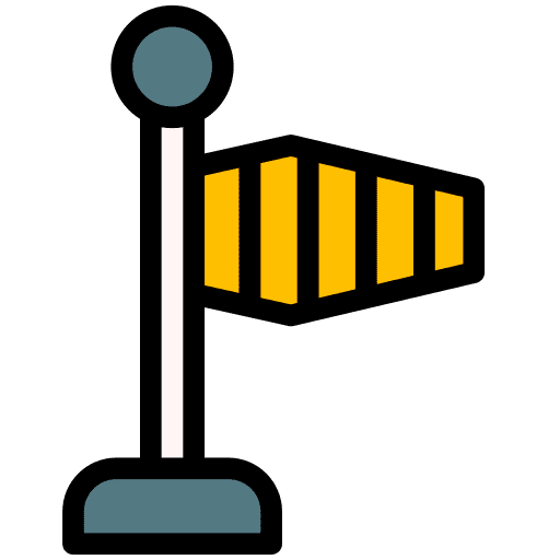 Windsock weather wind vane wind socket icon Windsock weather wind vane wind socket icon