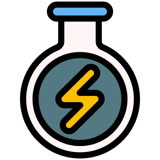 Flask research flask renewable energy icon Flask research flask renewable energy icon