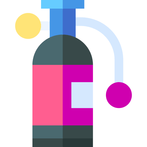 Gas bottle energy gas bottle industry icon