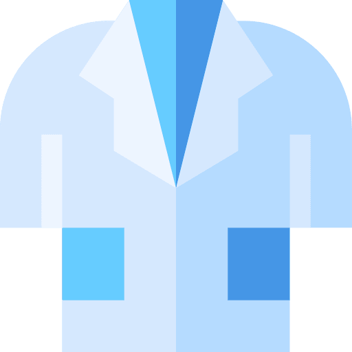 Lab coat education clothing lab icon
