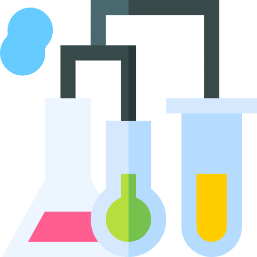 Experiment flask test tube chemistry icon Experiment flask test tube chemistry icon