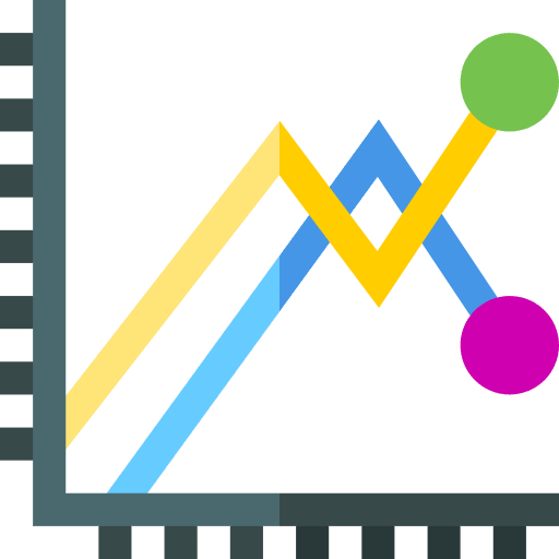 Graph statistics business and finance bar graph icon Graph statistics business and finance bar graph icon