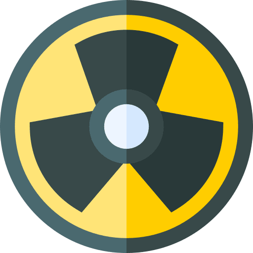 Radioactive radioactive warning danger icon Radioactive radioactive warning danger icon