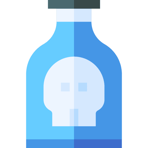 Toxic bottle venom container icon Toxic bottle venom container icon