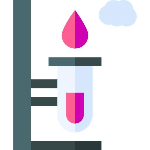 Chemical reaction test tube laboratory chemical reaction icon Chemical reaction test tube laboratory chemical reaction icon