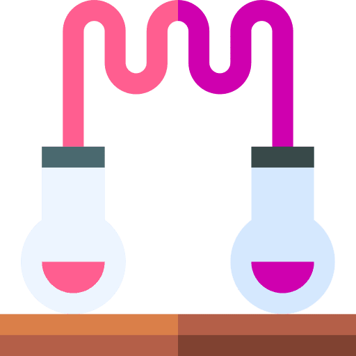 Flask lab education chemicals icon Flask lab education chemicals icon