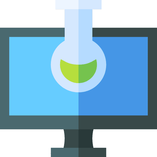 Research flask education online learning icon Research flask education online learning icon