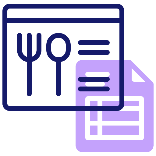 Cutlery food and restaurant website food icon