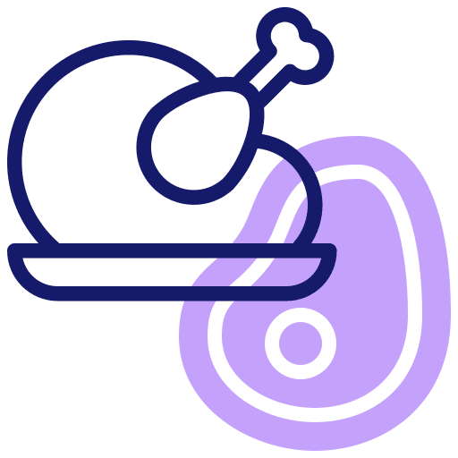 Meat turkey food and restaurant meat icon Meat turkey food and restaurant meat icon