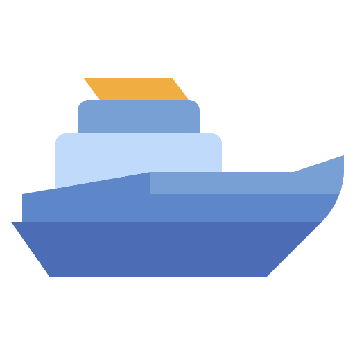 Boat yacht ship transport icon
