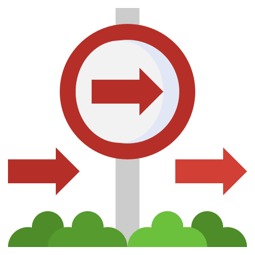 One way regulation traffic sign one way icon One way regulation traffic sign one way icon