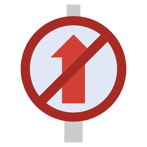 Forbidden sign post traffic sign signpost icon Forbidden sign post traffic sign signpost icon