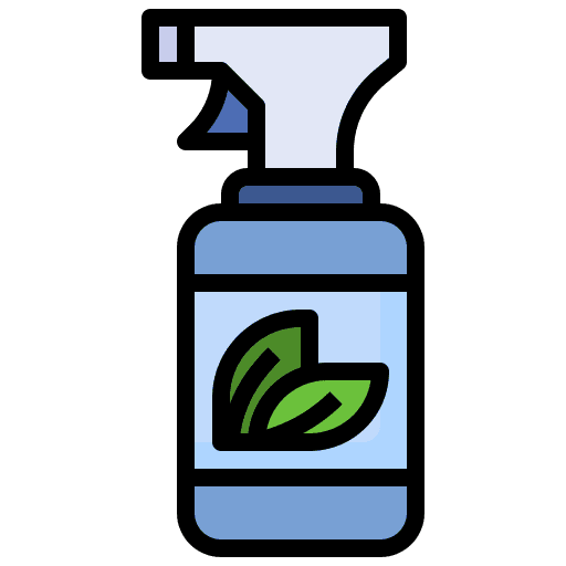 Spray cleaning protection ecology and environment icon