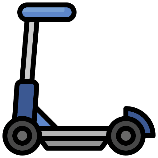 Kick scooter transport kick scooter transportation icon