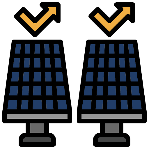 Solar panel power solar renewable energy nature icon Solar panel power solar renewable energy nature icon