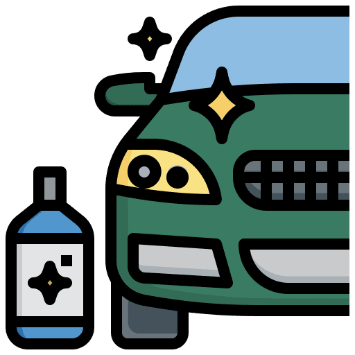 Car wash clean vehicle wipe icon