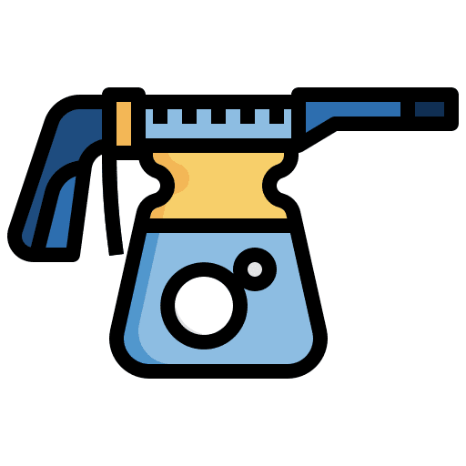 Foam gun repair tool construction and tools icon Foam gun repair tool construction and tools icon